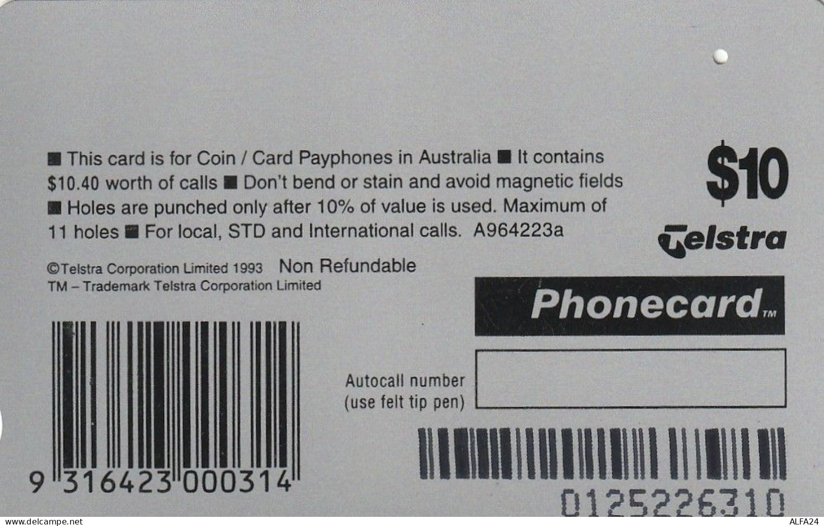 PHONE CARD AUSTRALIA  (CZ594 - Australie