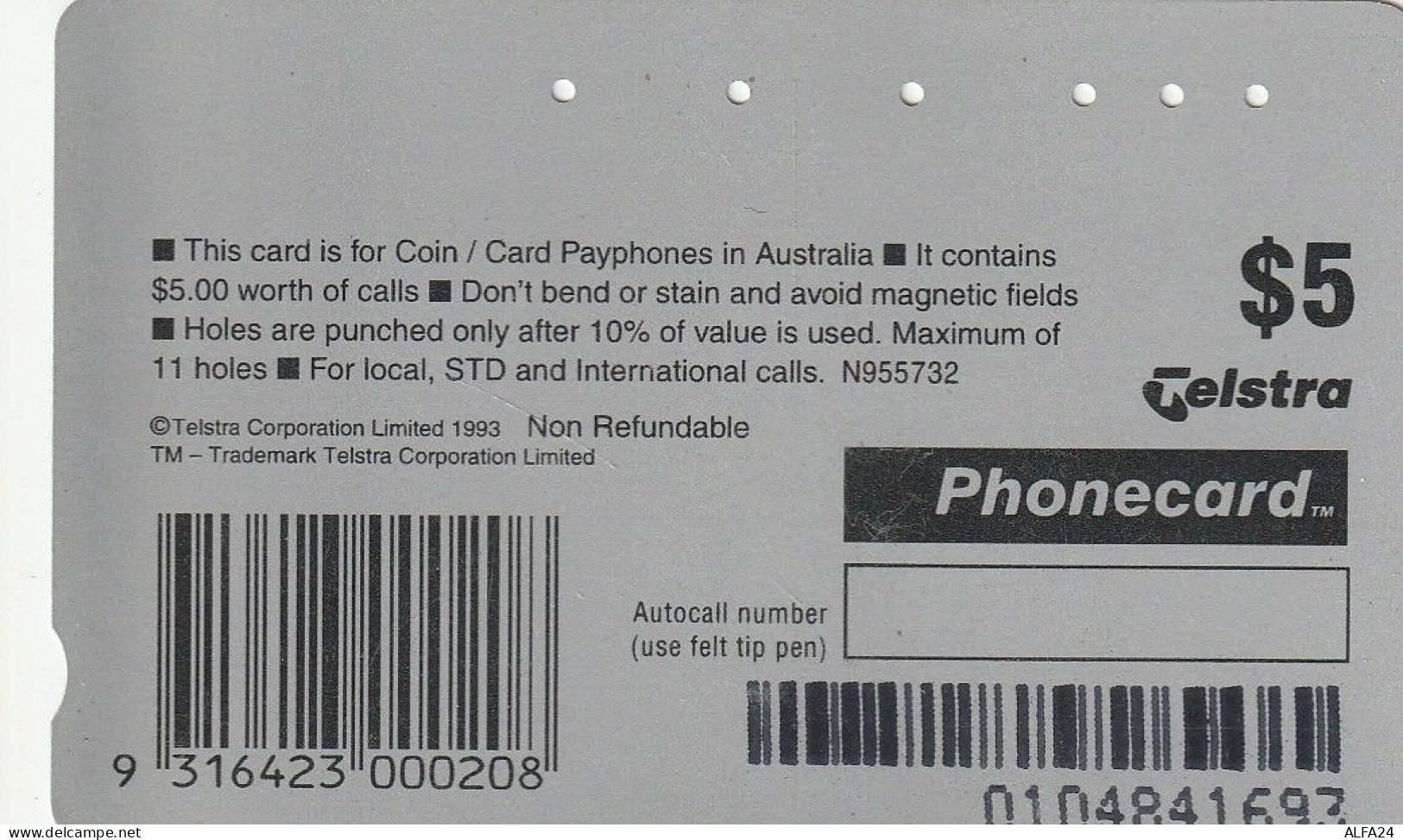 PHONE CARD AUSTRALIA  (CZ585 - Australie