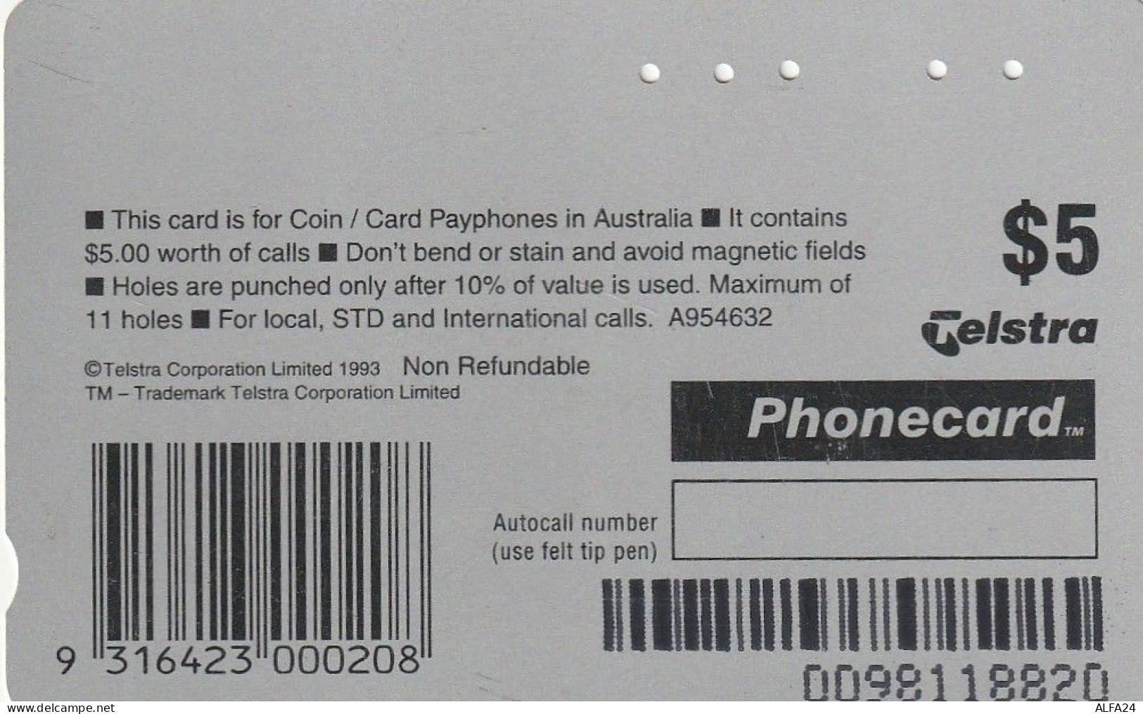 PHONE CARD AUSTRALIA  (CZ582 - Australia