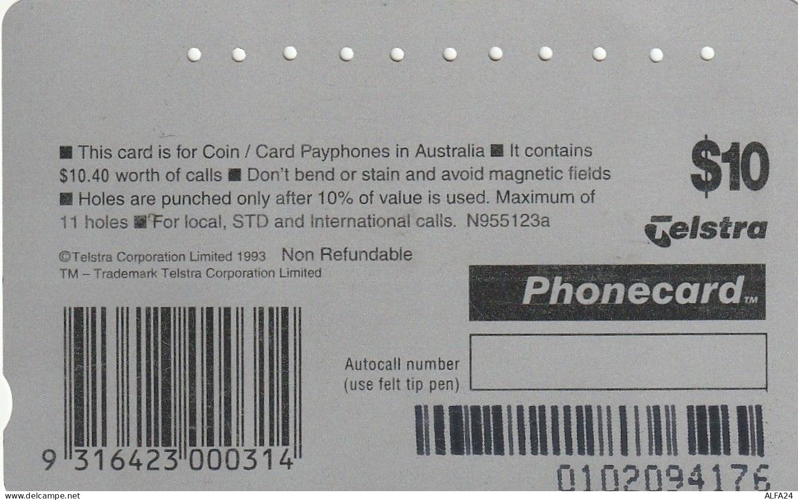 PHONE CARD AUSTRALIA  (CZ580 - Australië