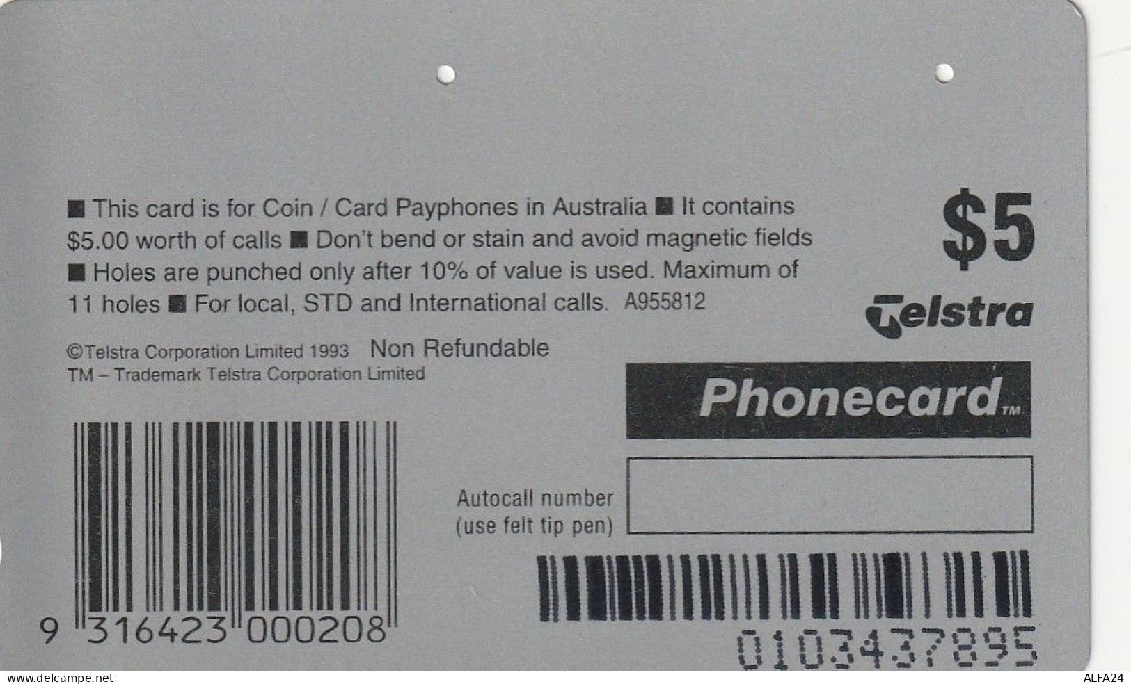 PHONE CARD AUSTRALIA  (CZ573 - Australie