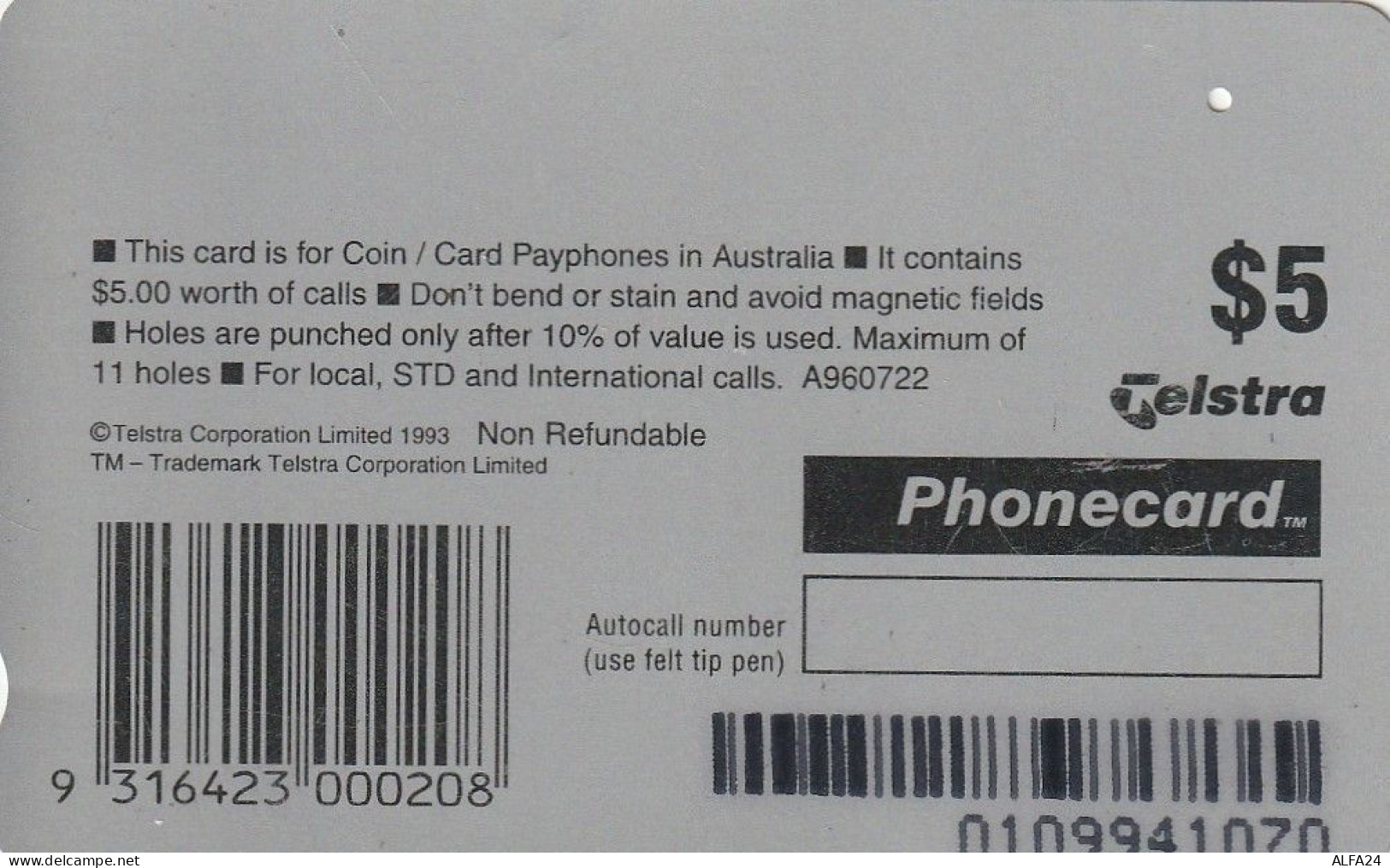 PHONE CARD AUSTRALIA  (CZ571 - Australia