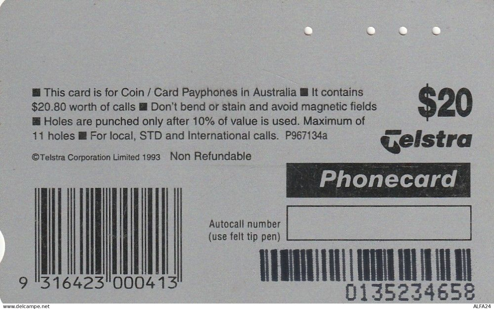 PHONE CARD AUSTRALIA  (CZ566 - Australia