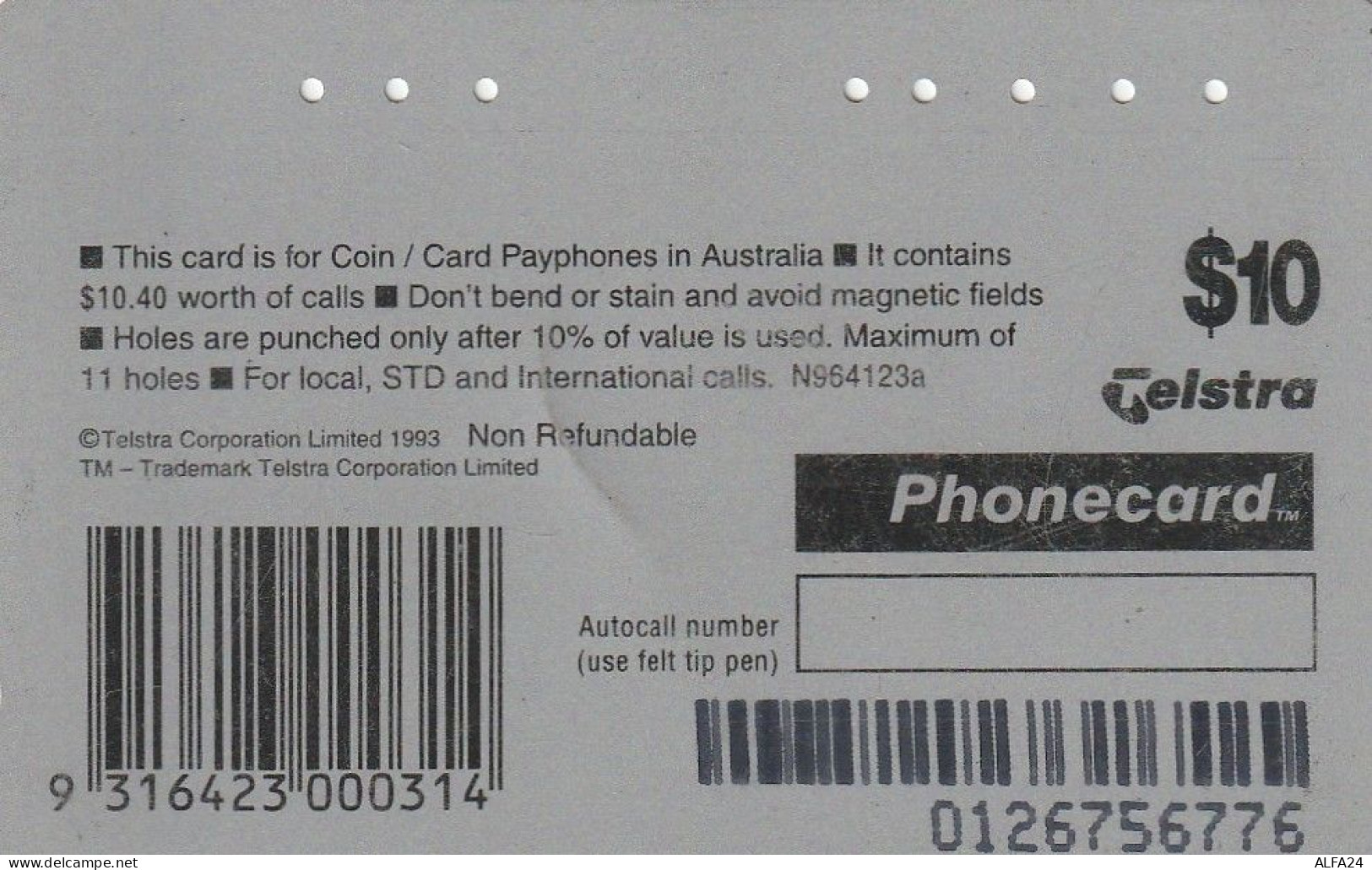 PHONE CARD AUSTRALIA  (CZ563 - Australie