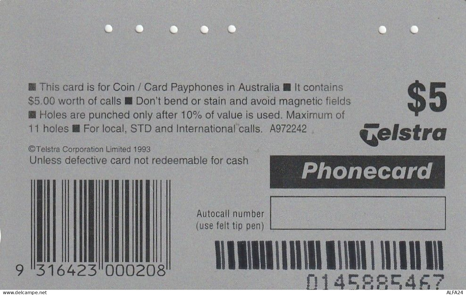 PHONE CARD AUSTRALIA  (CZ557 - Australien