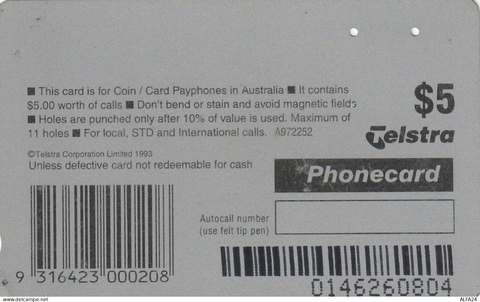 PHONE CARD AUSTRALIA  (CZ551 - Australia