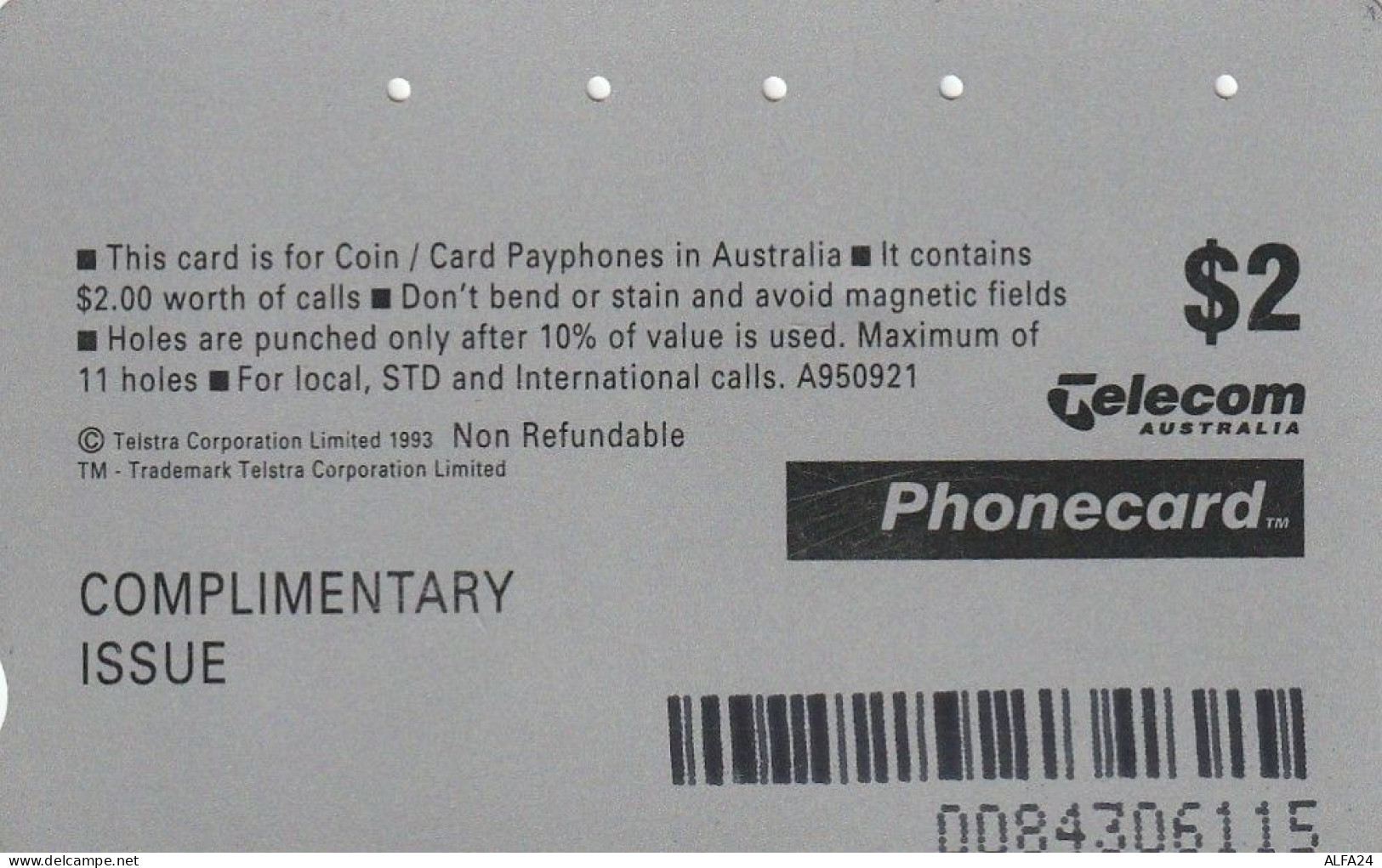 PHONE CARD AUSTRALIA  (CZ549 - Australie