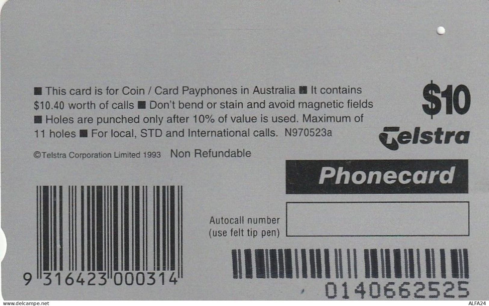 PHONE CARD AUSTRALIA  (CZ554 - Australia