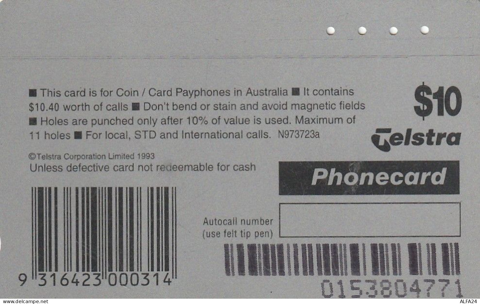 PHONE CARD AUSTRALIA  (CZ550 - Australie