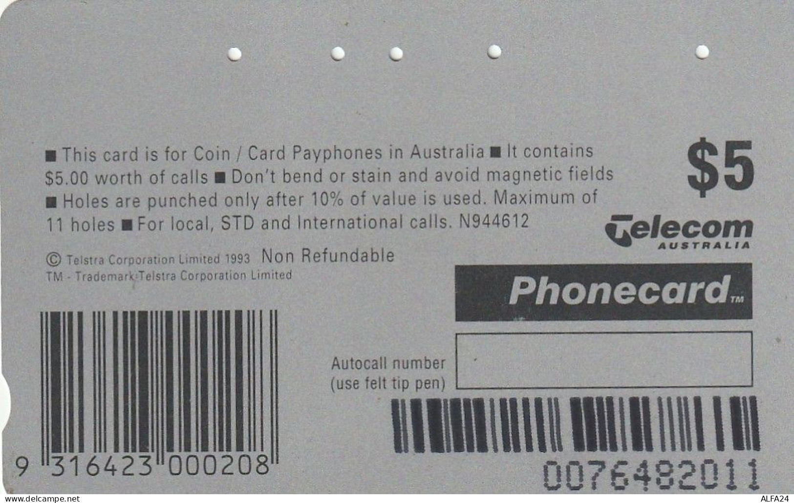 PHONE CARD AUSTRALIA  (CZ548 - Australia