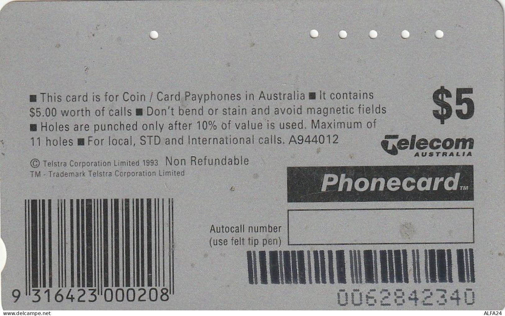 PHONE CARD AUSTRALIA  (CZ541 - Australia