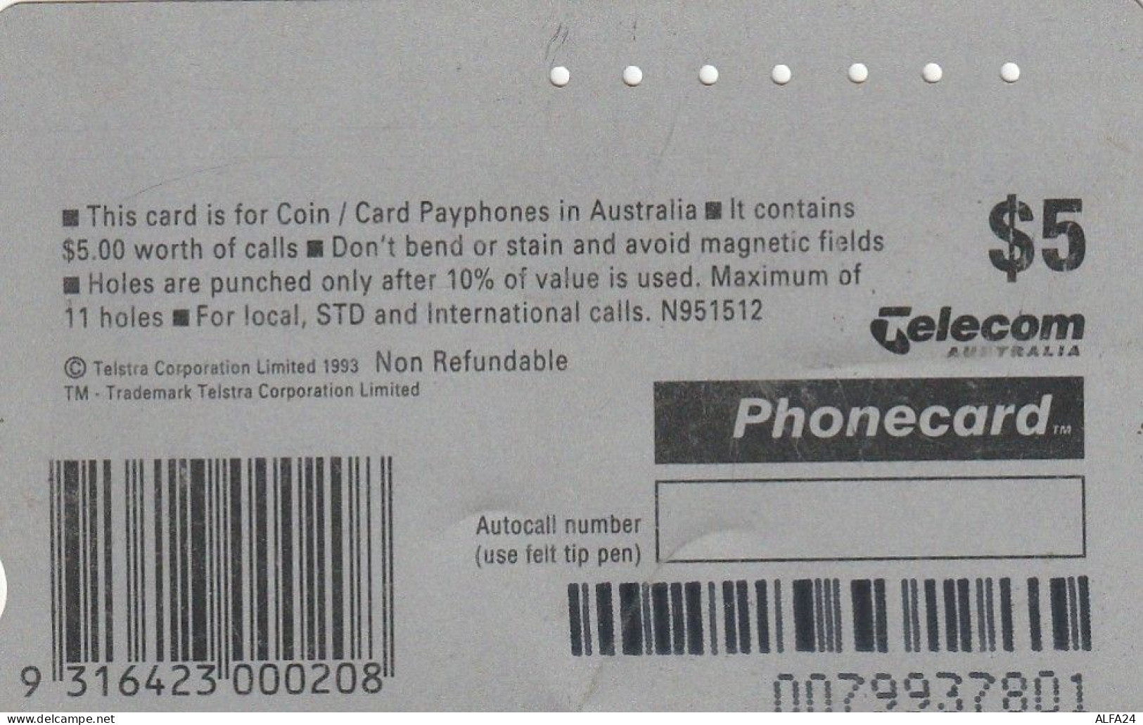 PHONE CARD AUSTRALIA  (CZ539 - Australië