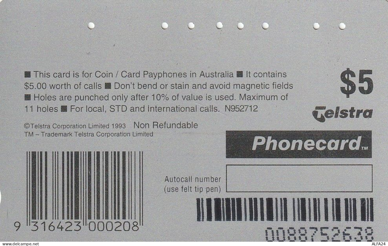 PHONE CARD AUSTRALIA  (CZ534 - Australie