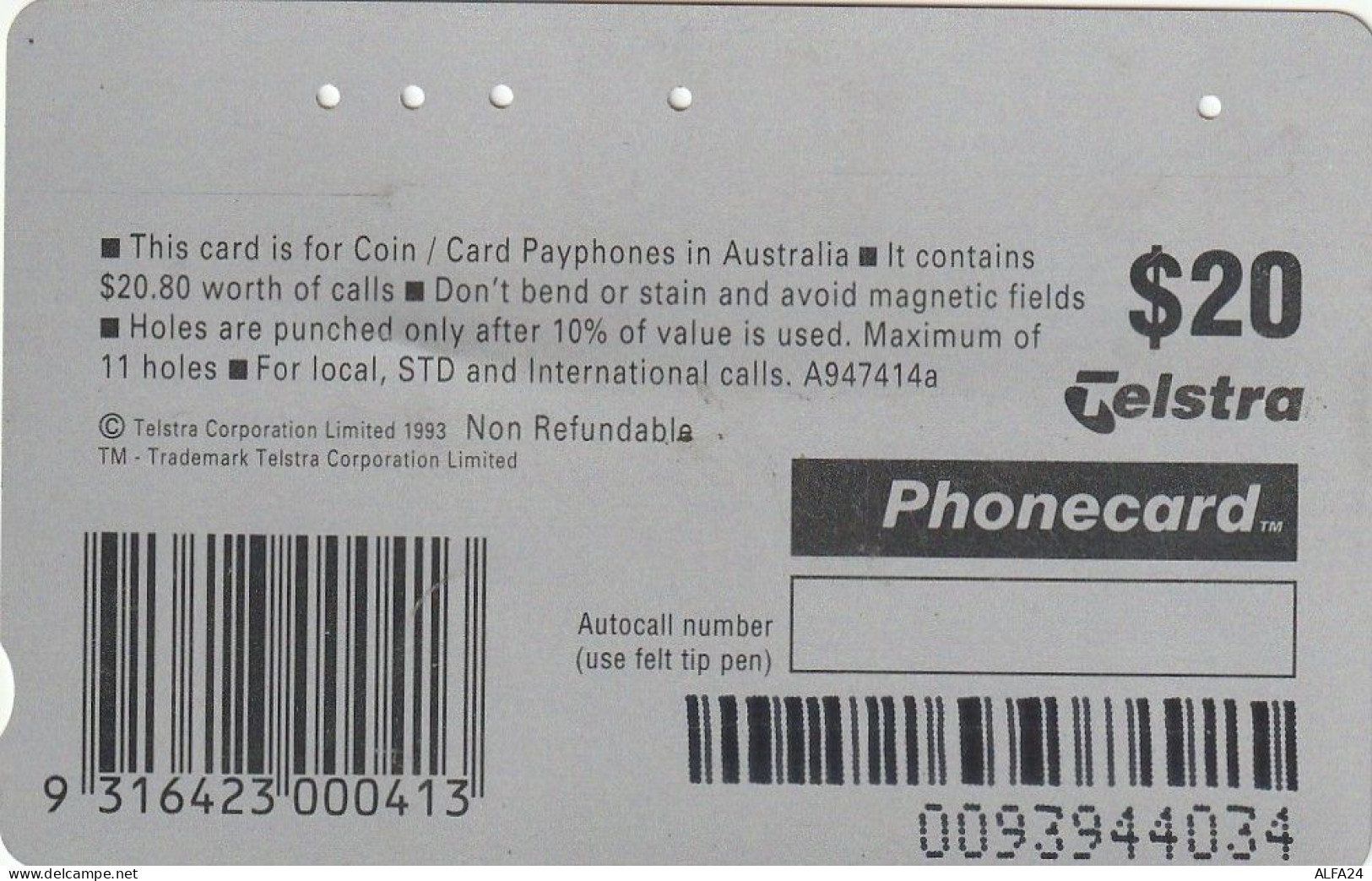 PHONE CARD AUSTRALIA  (CZ532 - Australien