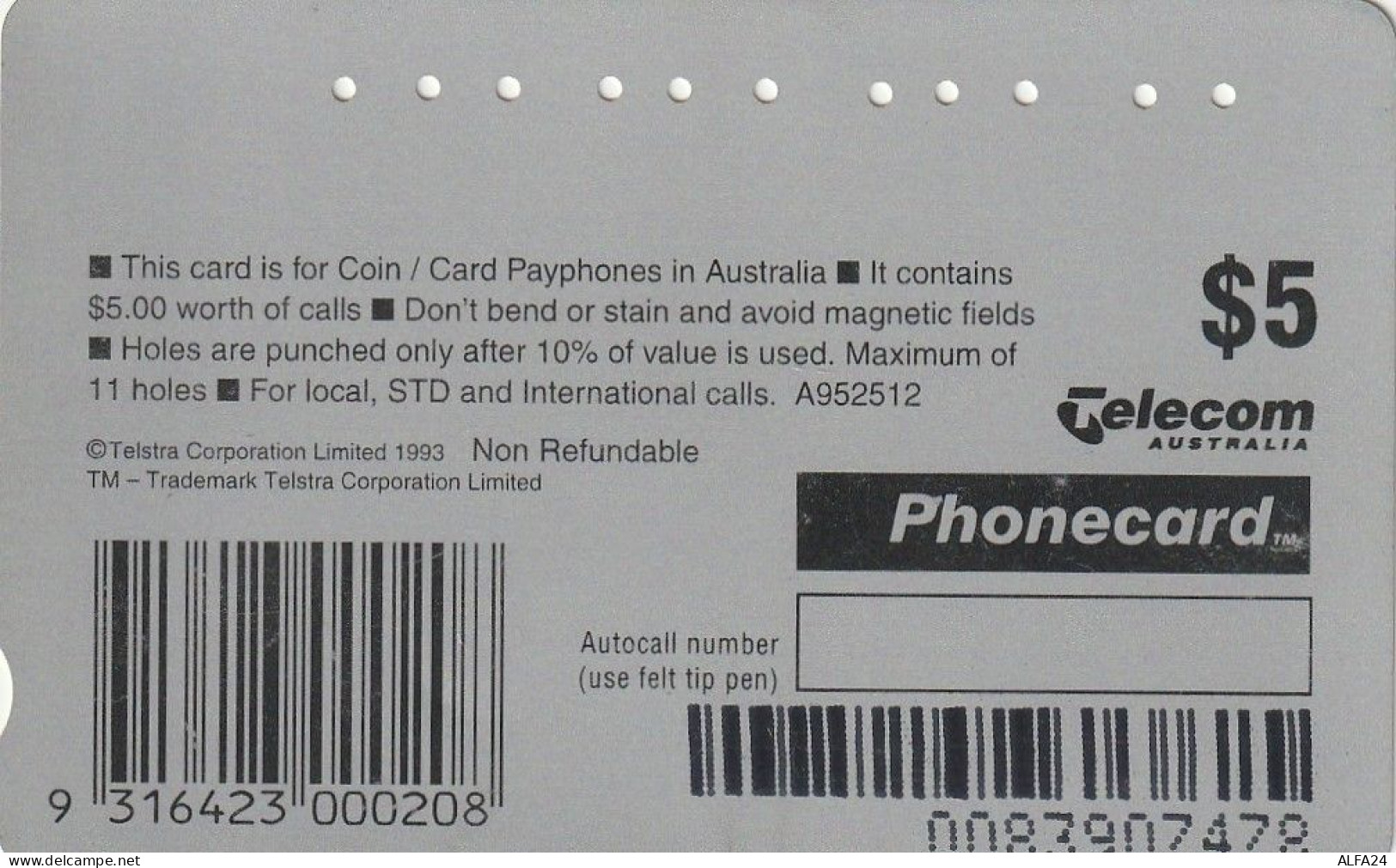 PHONE CARD AUSTRALIA  (CZ533 - Australië