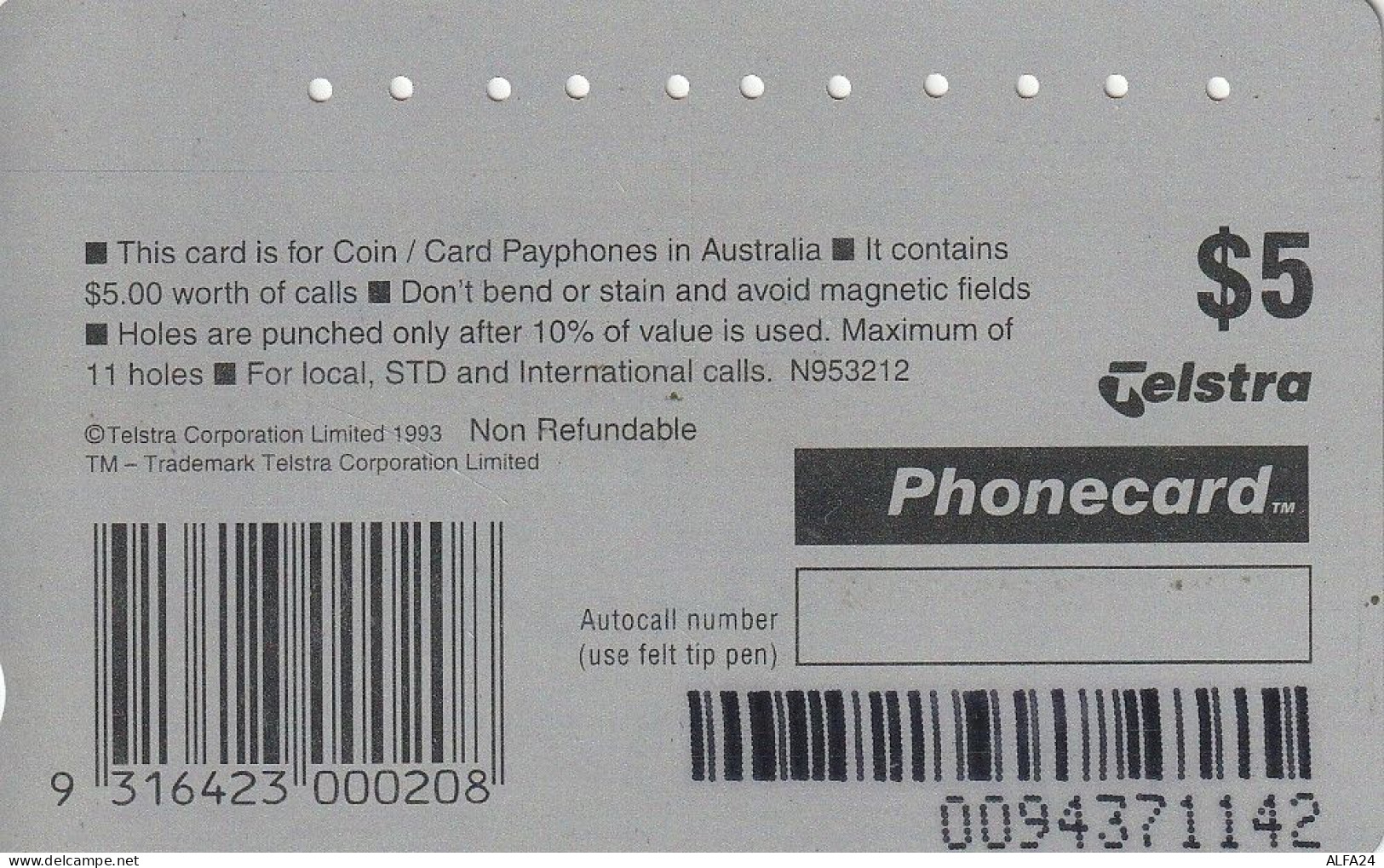 PHONE CARD AUSTRALIA  (CZ529 - Australie