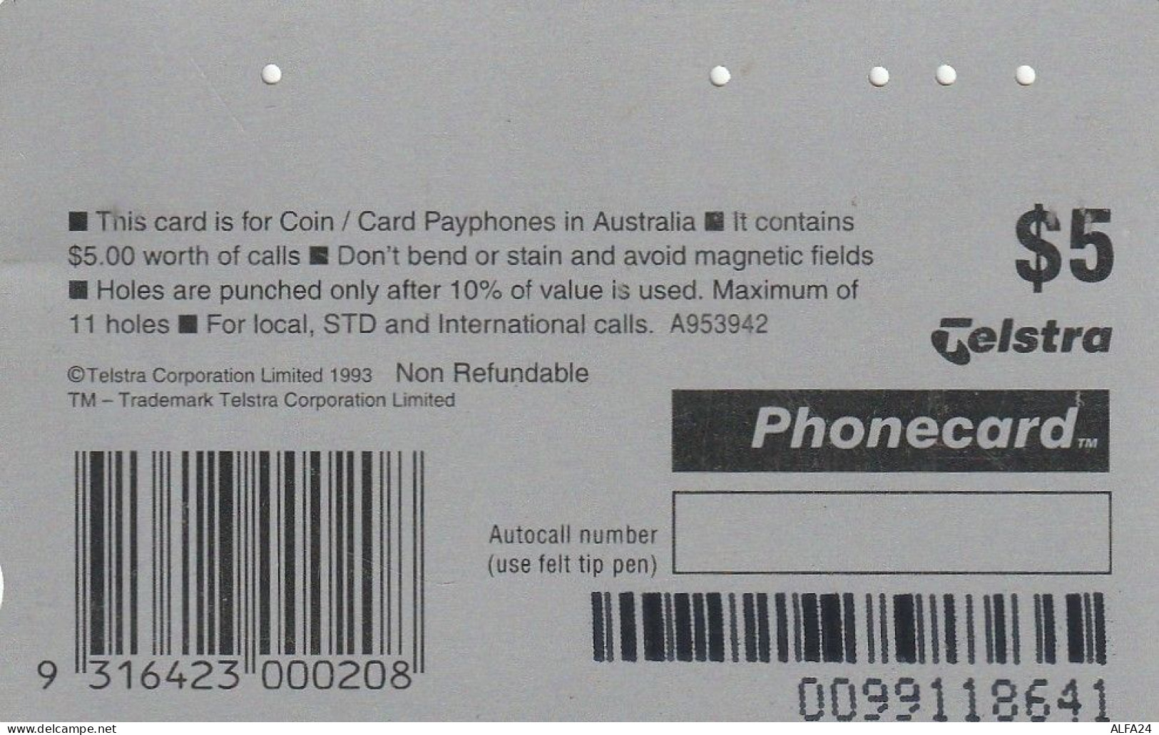 PHONE CARD AUSTRALIA  (CZ523 - Australia