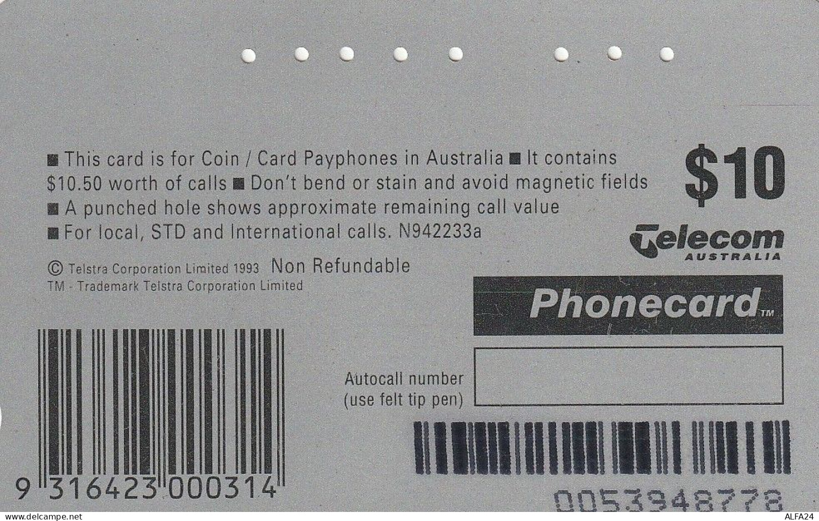 PHONE CARD AUSTRALIA  (CZ520 - Australia