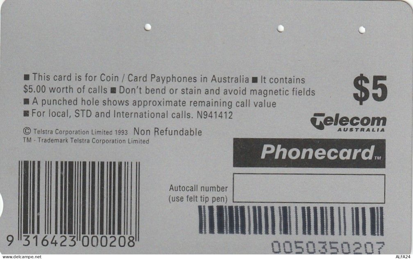 PHONE CARD AUSTRALIA  (CZ514 - Australie