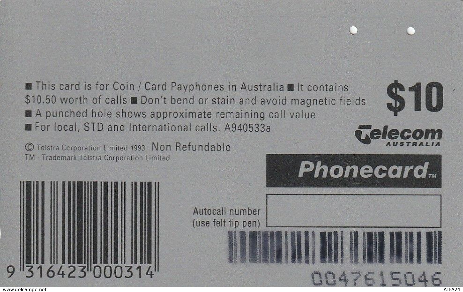 PHONE CARD AUSTRALIA  (CZ503 - Australie