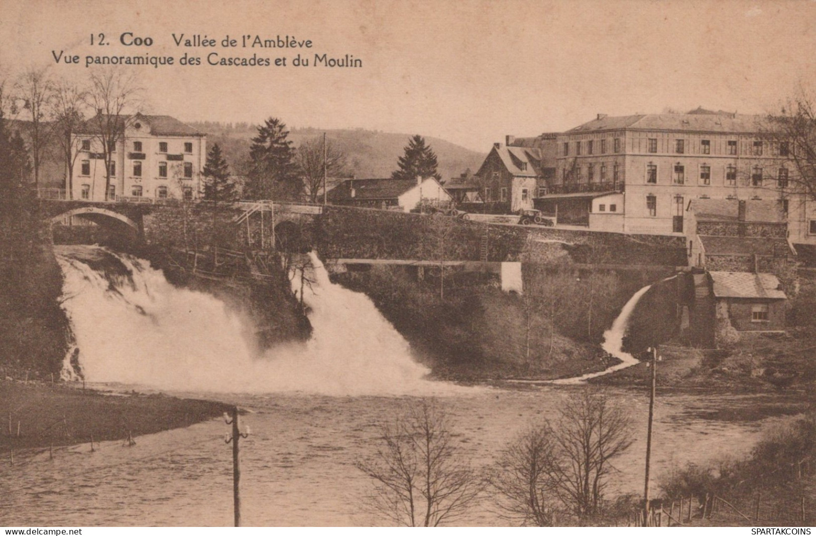 BELGIO COO WATERFALL Provincia Di Liegi Cartolina CPA #PAD001.IT - Stavelot