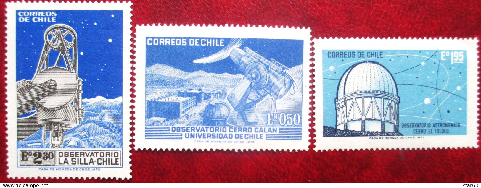 Chile  Chili  . Astronomy  3 V MNH - Astronomie