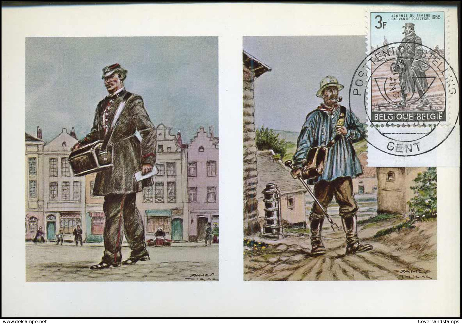 1445 - MK - Dag Van De Postzegel  - 1961-1970