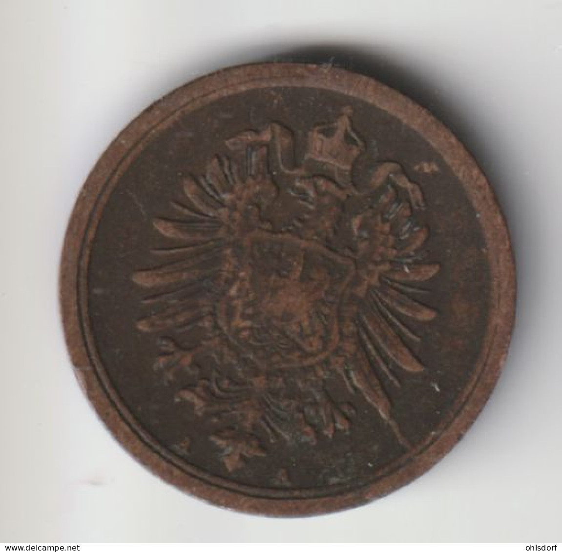 DEUTSCHES REICH 1875 A: 1 Pfennig, KM 1 - 1 Pfennig
