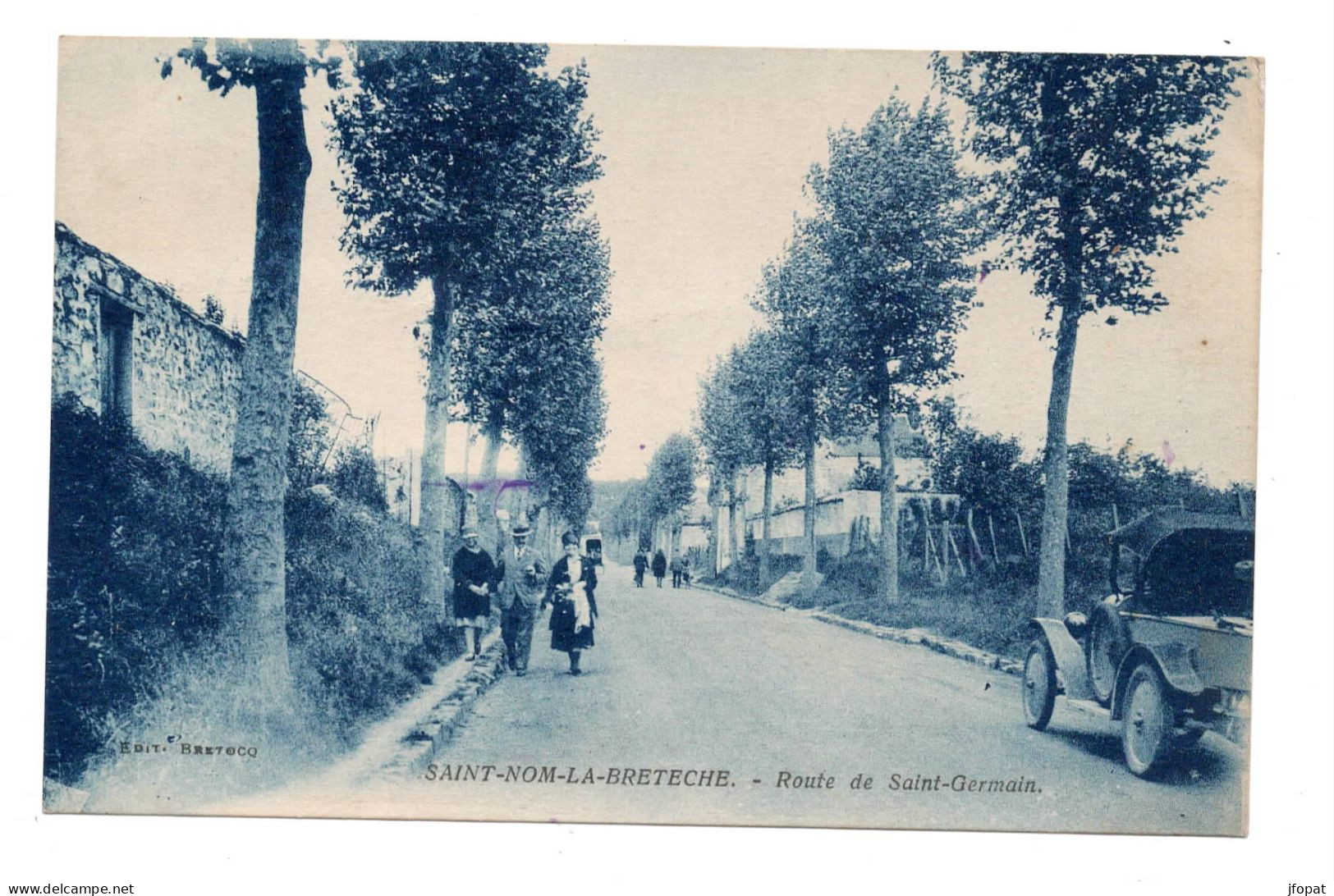 78 YVELINES - SAINT NOM LA BRETECHE Route De Saint-Germain - St. Nom La Breteche