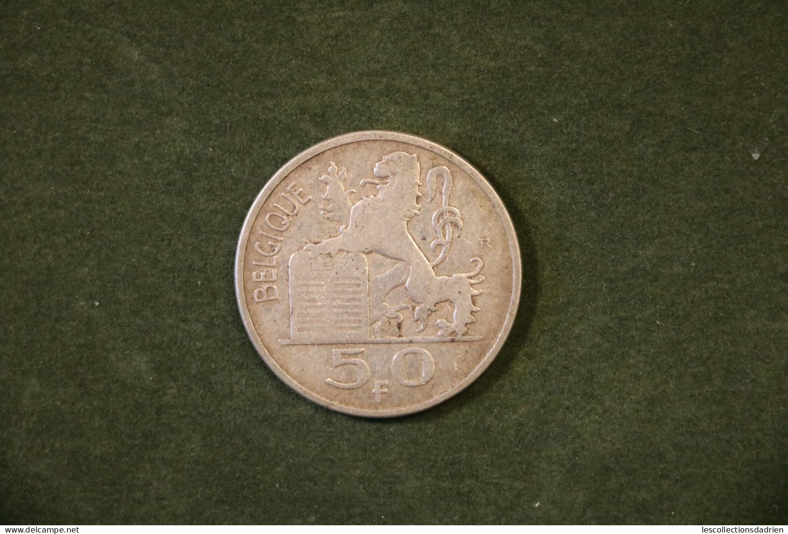 Pièce En Argent Belgique 50 Francs 1951 FR -  Belgian Silver Coin - 50 Frank