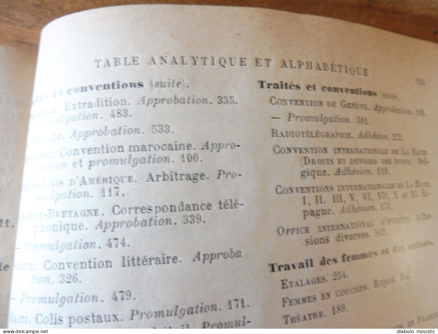 1913  RECUEIL des LOIS : Sericiculture, Dynamites , Fabrication du beurre de cacao,  Etc ; Etc