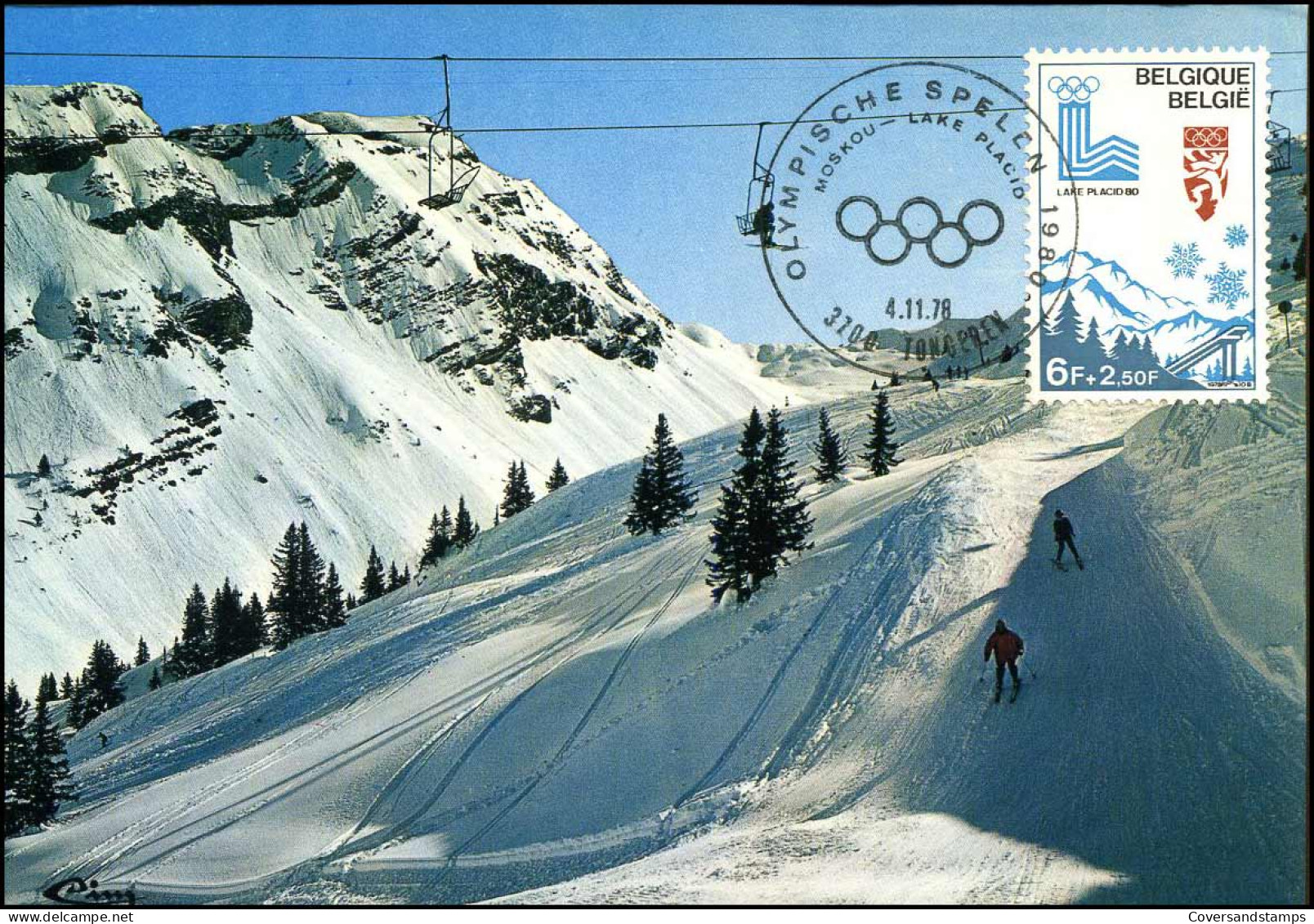 1913 - MK - Olympische Spelen 1980 Moskou En Lake Placid - 1971-1980