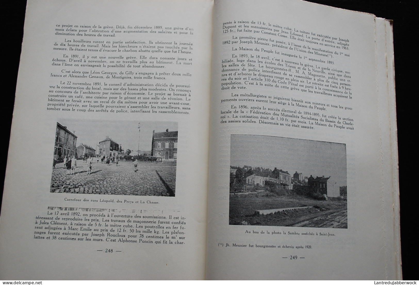 Yernaux HISTOIRE DE MONTIGNY Régionalisme sur Sambre Charleroi Industrie Clouterie Charbonnages Mine Houille