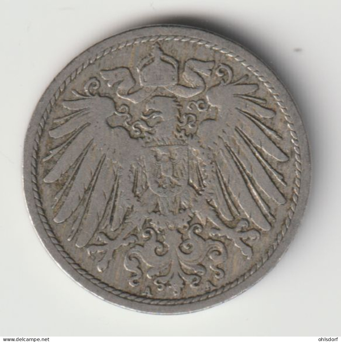 DEUTSCHES REICH 1893 A: 10 Pfennig, KM 12 - 10 Pfennig