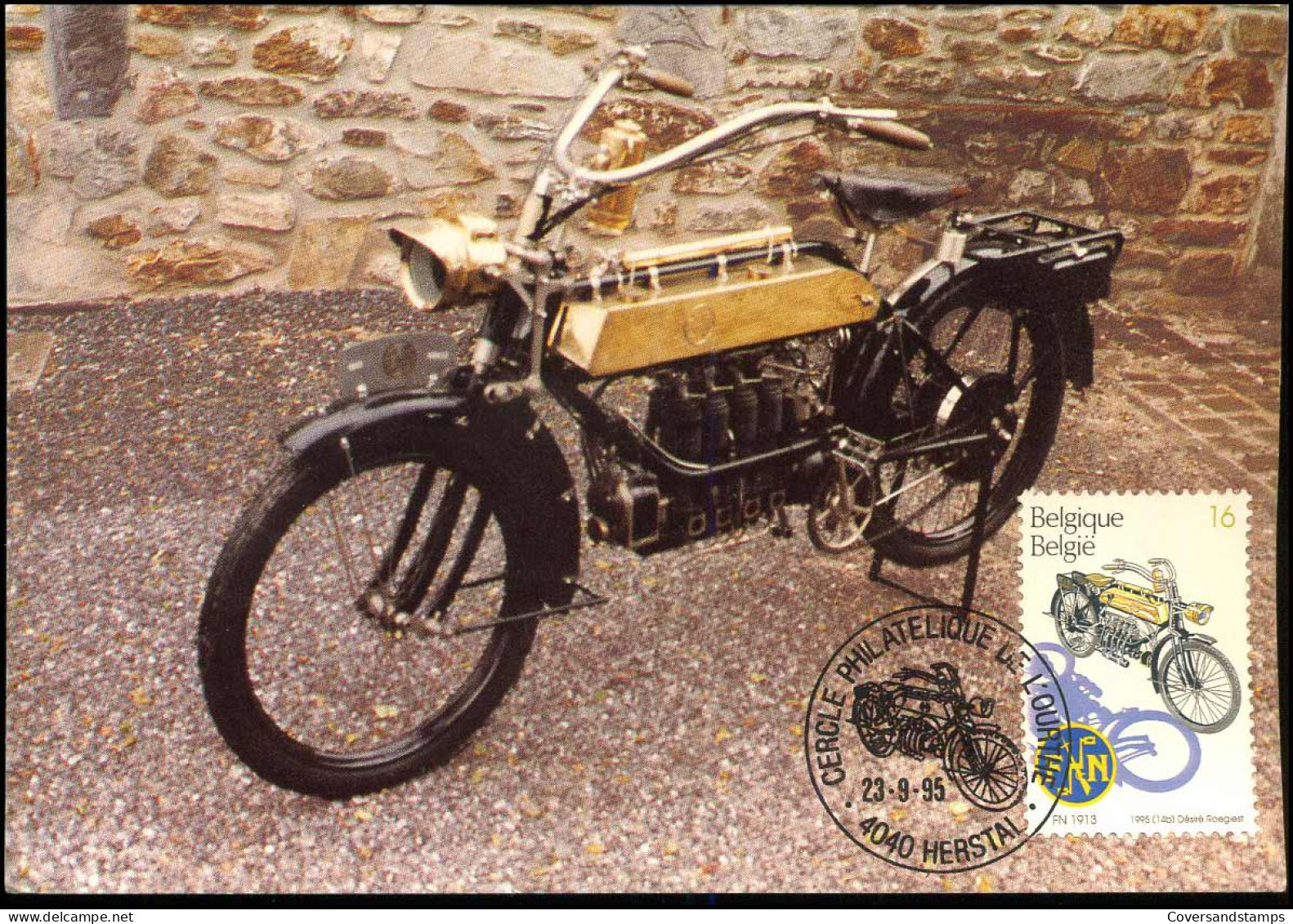 2616 - MK - Oude Belgische Moto's - FN 1913  - 1991-2000