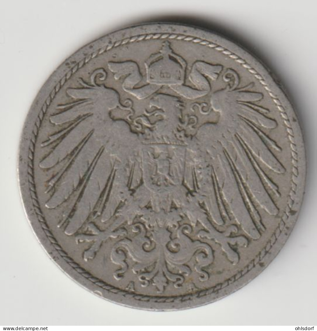 DEUTSCHES REICH 1900 A: 10 Pfennig, KM 12 - 10 Pfennig