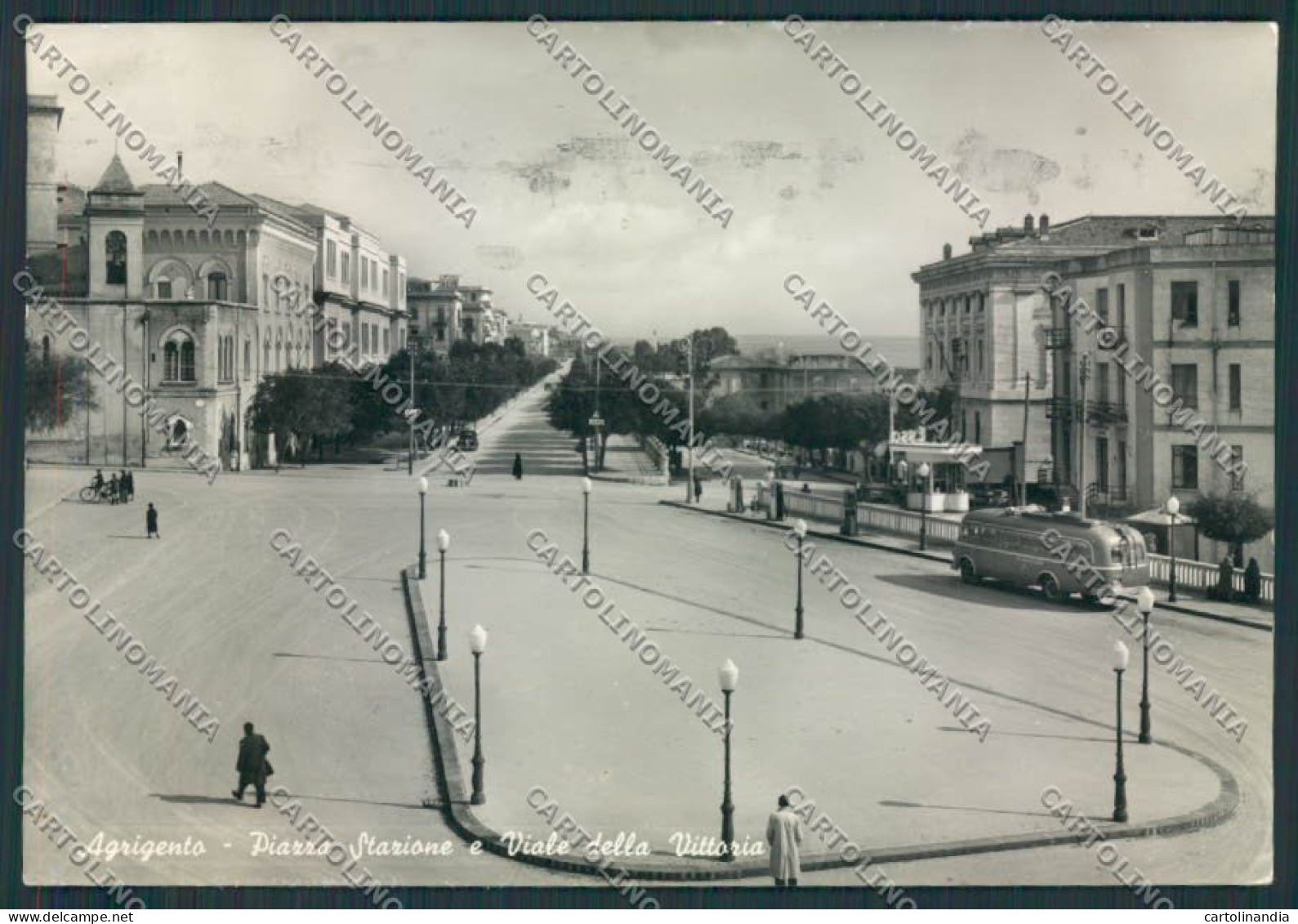 Agrigento Città Corriera Foto FG Cartolina MV6495 - Agrigento