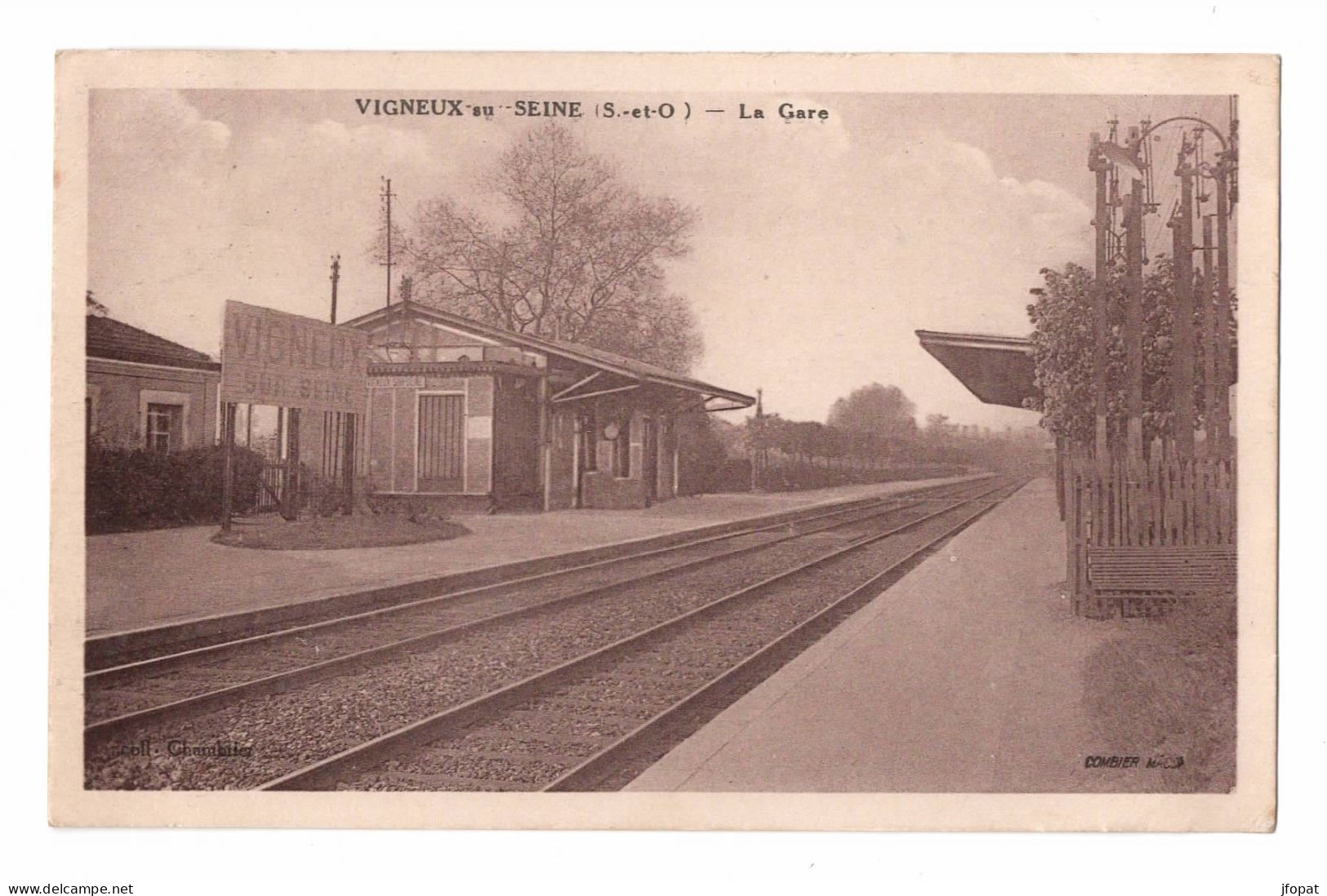 91 ESSONNE - VIGNEUX SUR SEINE La Gare (voir Description) - Vigneux Sur Seine