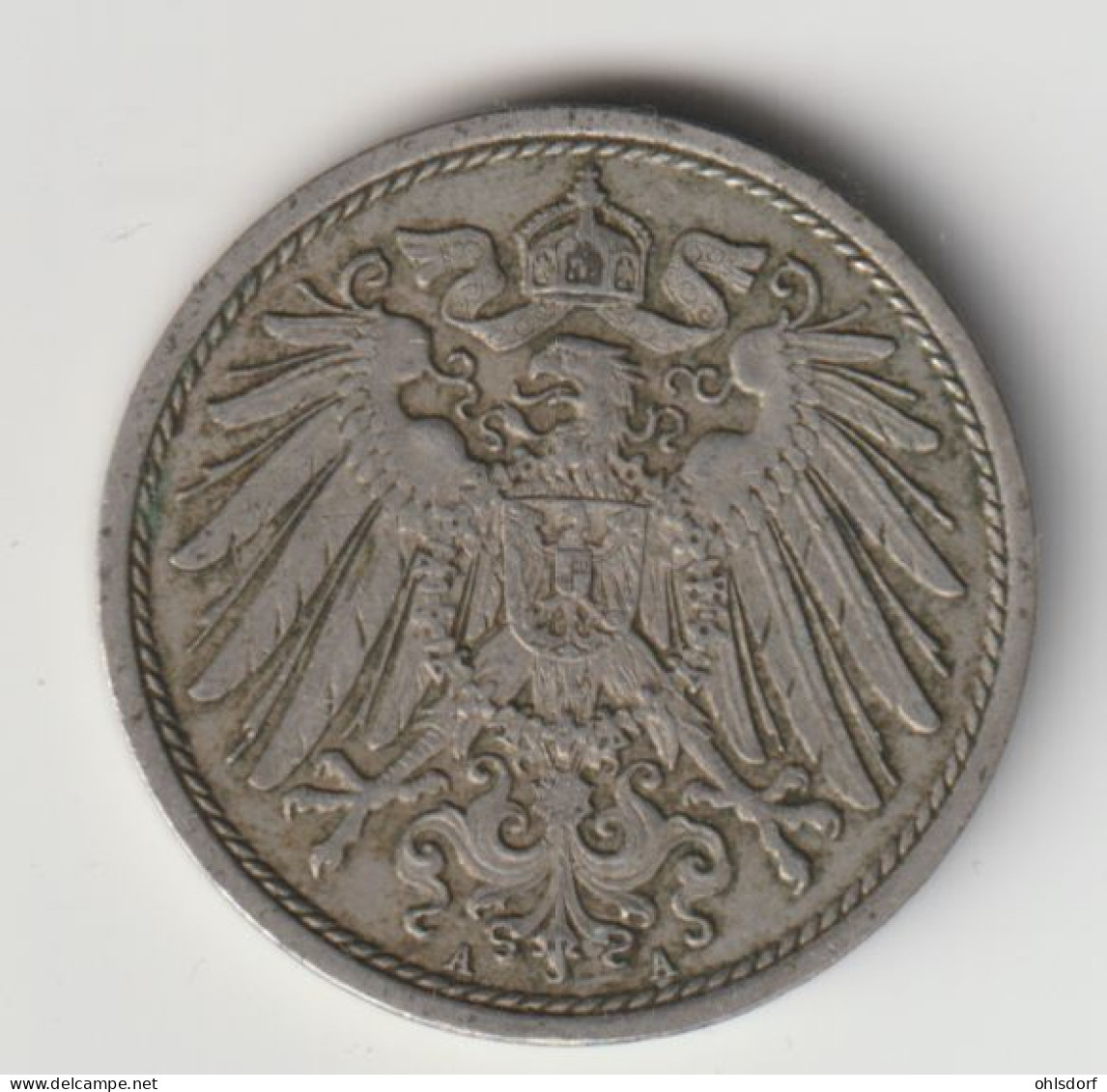 DEUTSCHES REICH 1900 A: 10 Pfennig, KM 12 - 10 Pfennig