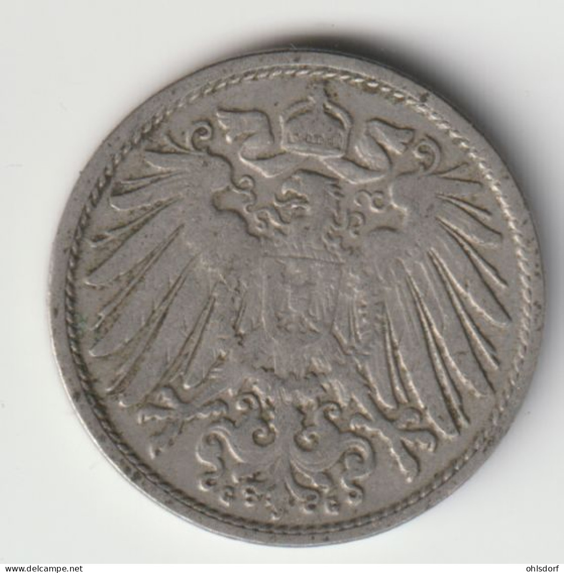 DEUTSCHES REICH 1900 G: 10 Pfennig, KM 12 - 10 Pfennig