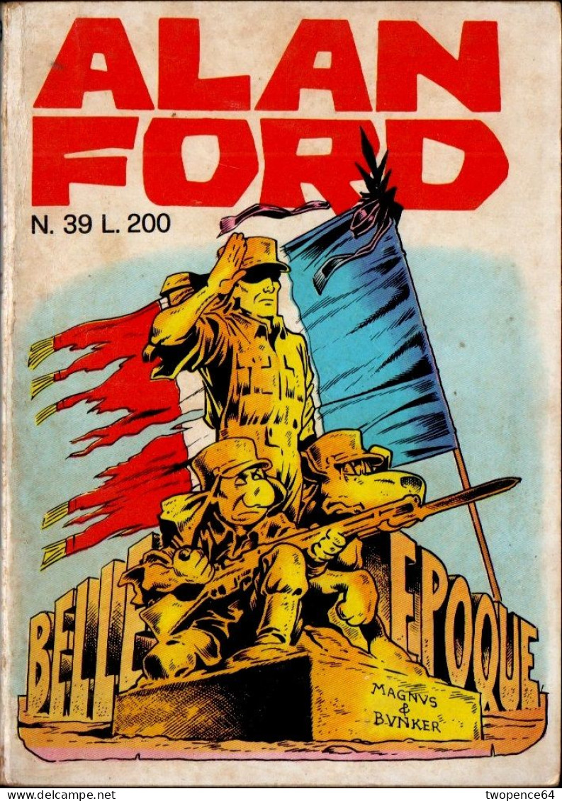 ALAN FORD N. 39 - SETTEMBRE 1972 (PRIMA EDIZIONE) - Premières éditions