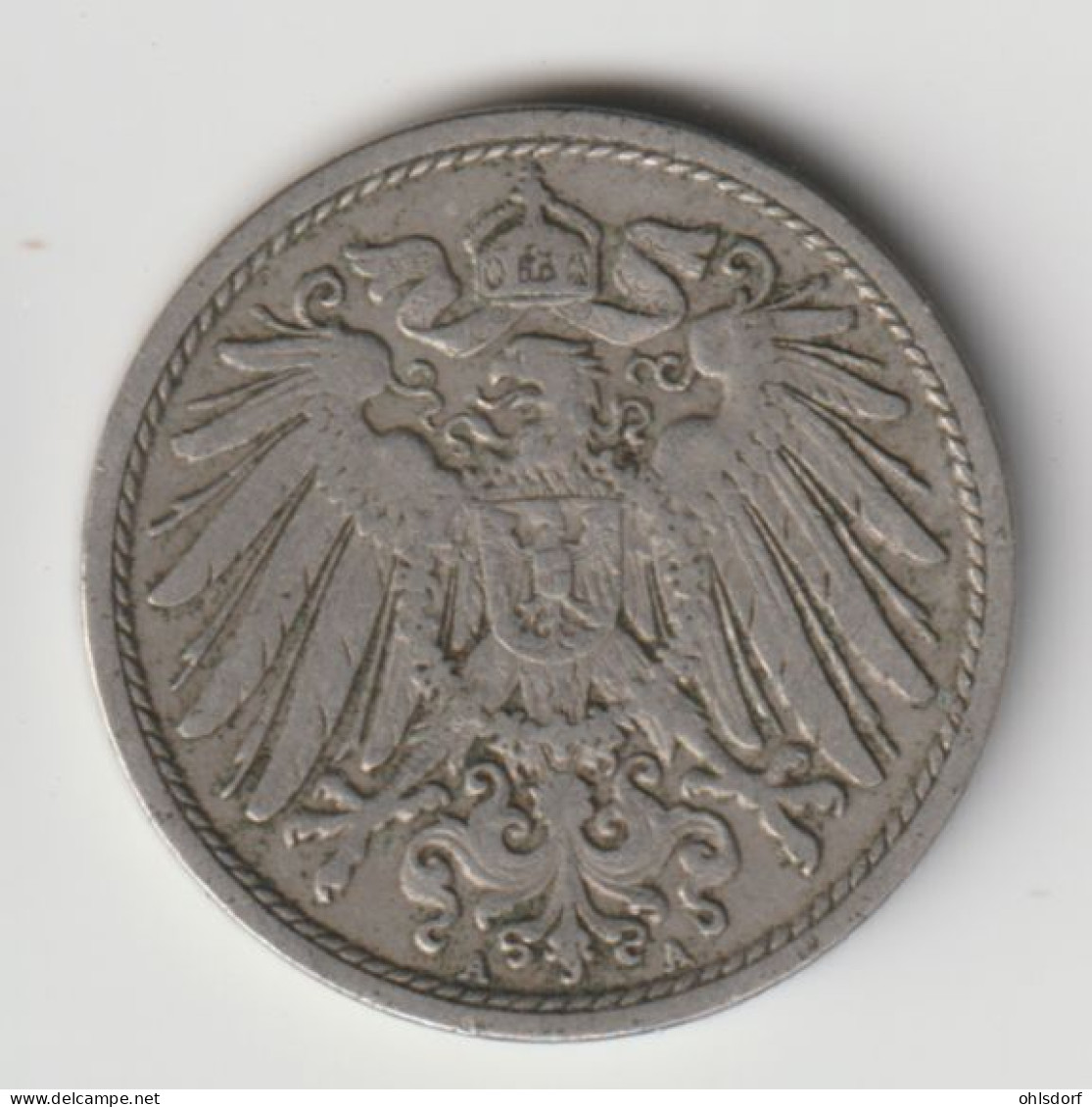 DEUTSCHES REICH 1904 A: 10 Pfennig, KM 12 - 10 Pfennig