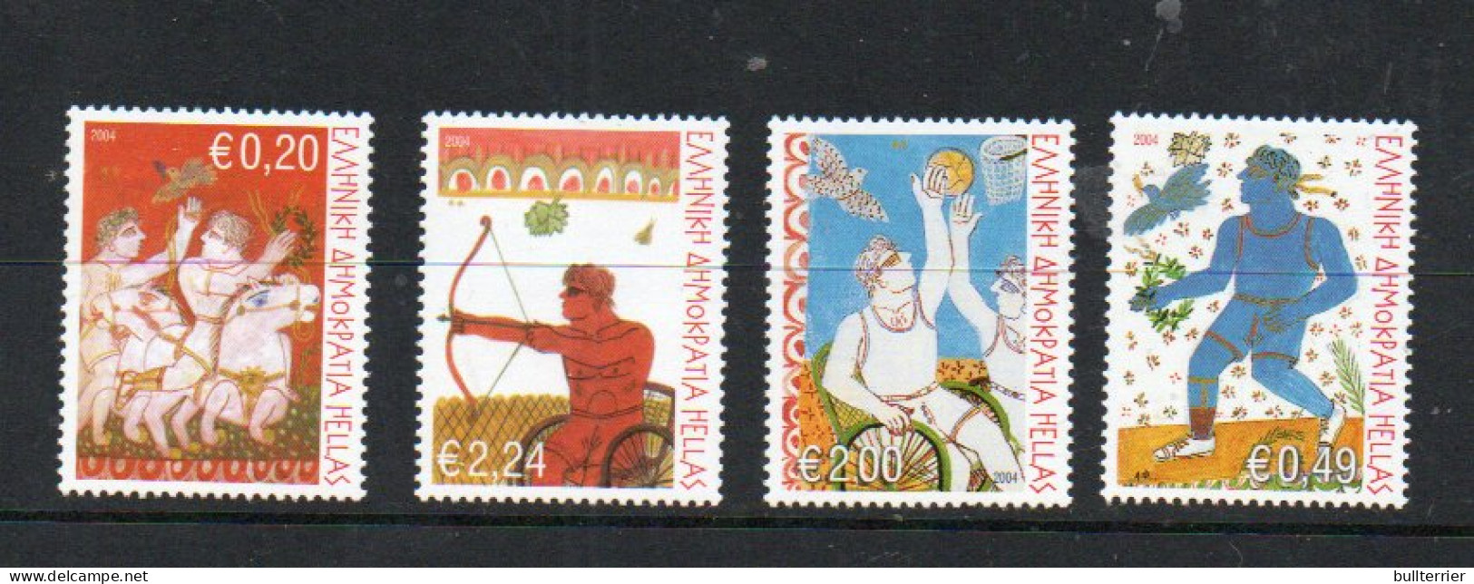 OLYMPICS - GREECE- 2004 -PARALYMPICS SET OF 4  ( Sg 2307/2310)   MINT NEVER HINGED  SG CAT £15 - Summer 2004: Athens