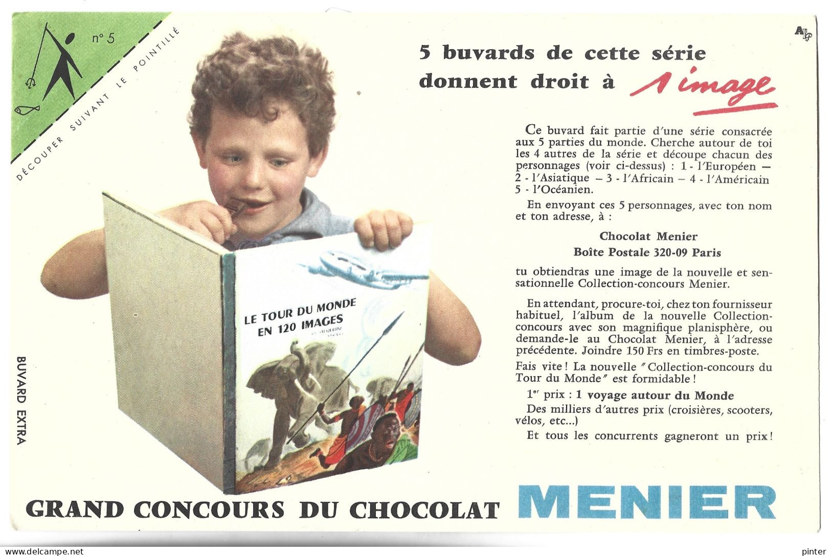 BUVARD - Chocolat MENIER - Chocolade En Cacao