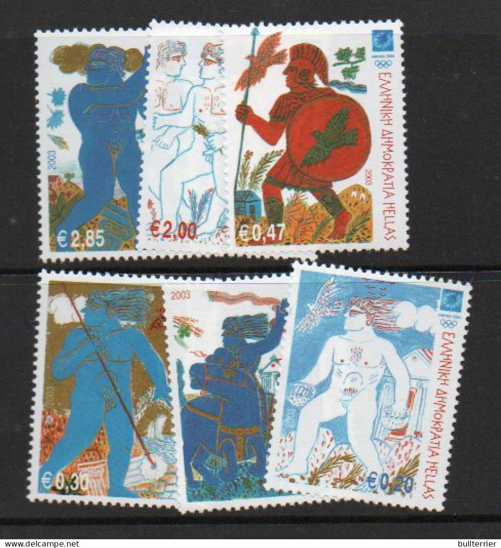 OLYMPICS - GREECE- 2004 -OLYMPICS (10th ISSUES ) S/ET OF 6  ( Ms 2258)   MINT NEVER HINGED  SG CAT £19.90 - Verano 2004: Atenas