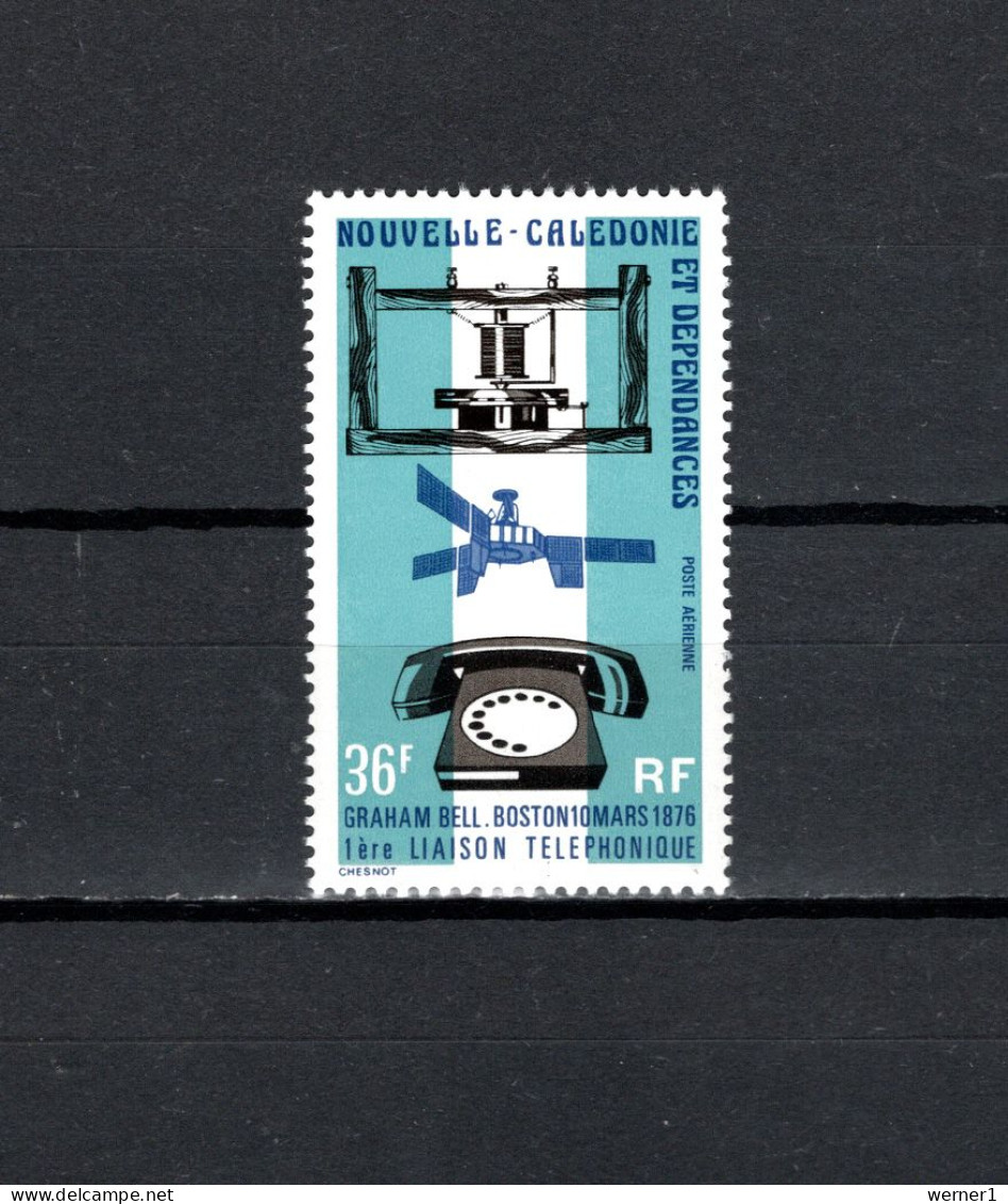 New Caledonia 1976 Space, Telephone Centenary Stamp MNH - Oceanië