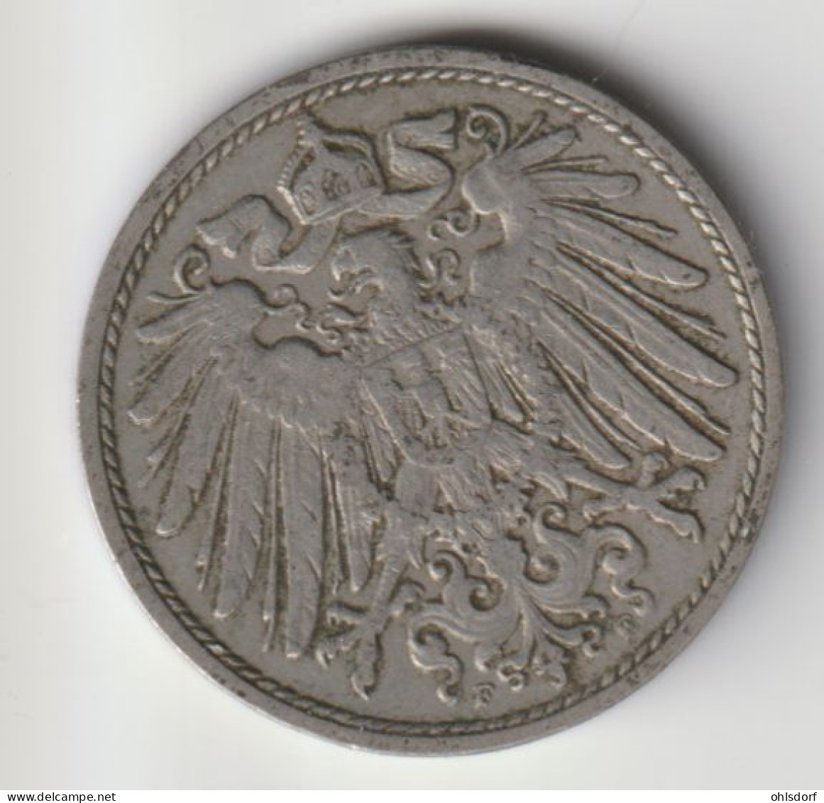 DEUTSCHES REICH 1906 F: 10 Pfennig, KM 12 - 10 Pfennig