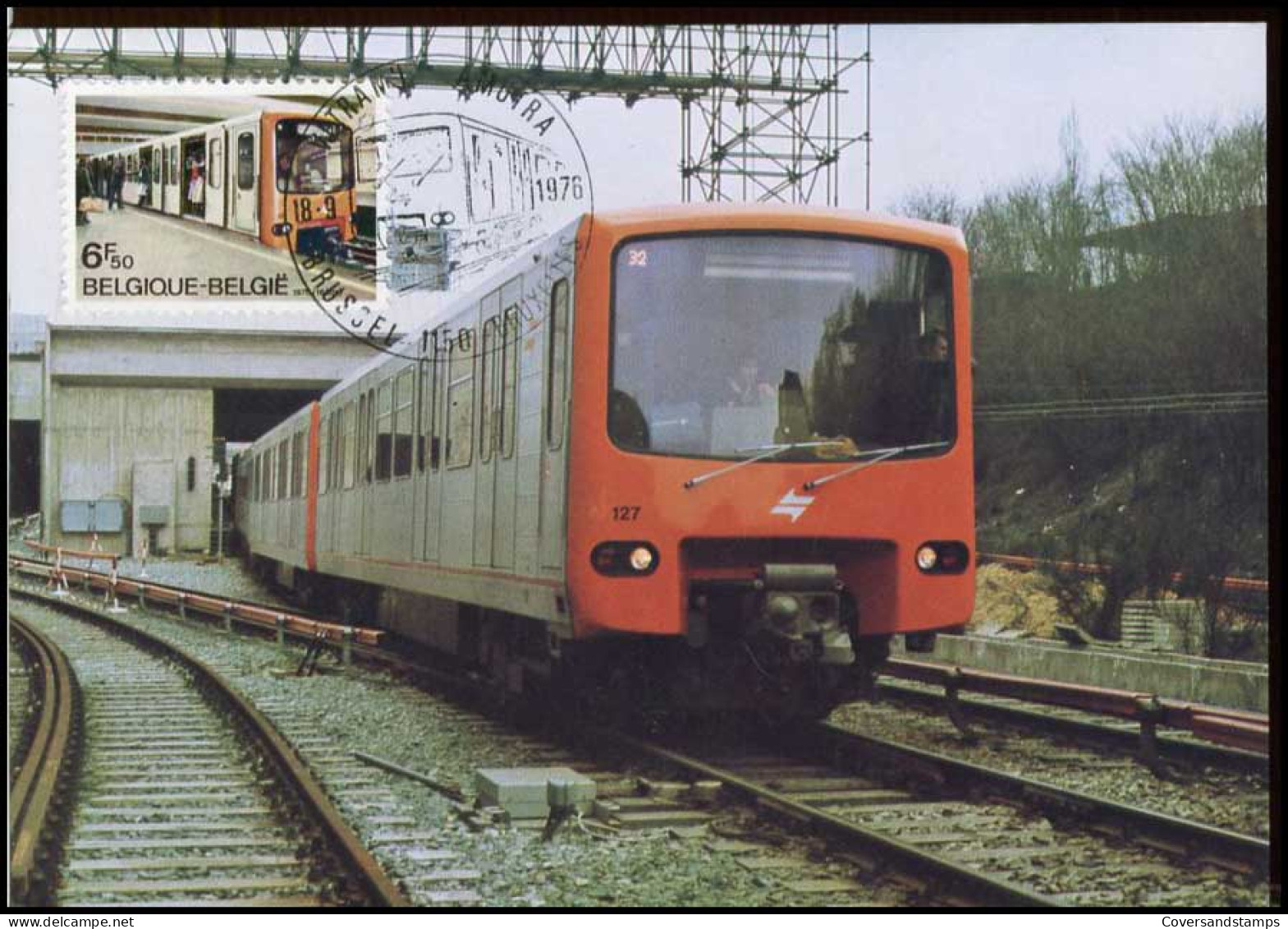 1826 - MK - Eerste Metrolijn Te Brussel - 1971-1980