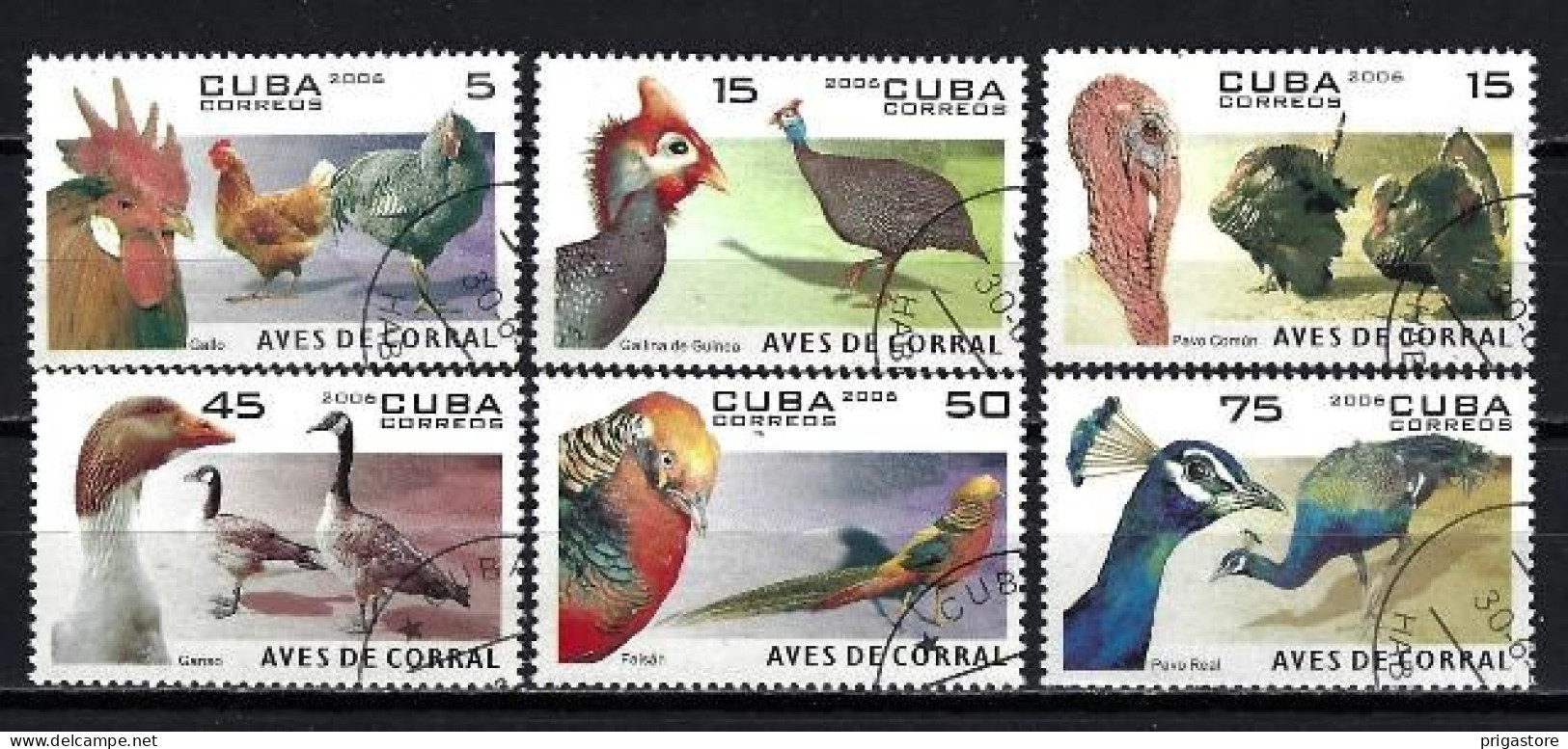 Cuba 2006 Animaux Basse-Cour (204) Yvert 4351 à 4356 Oblitérés Used - Used Stamps