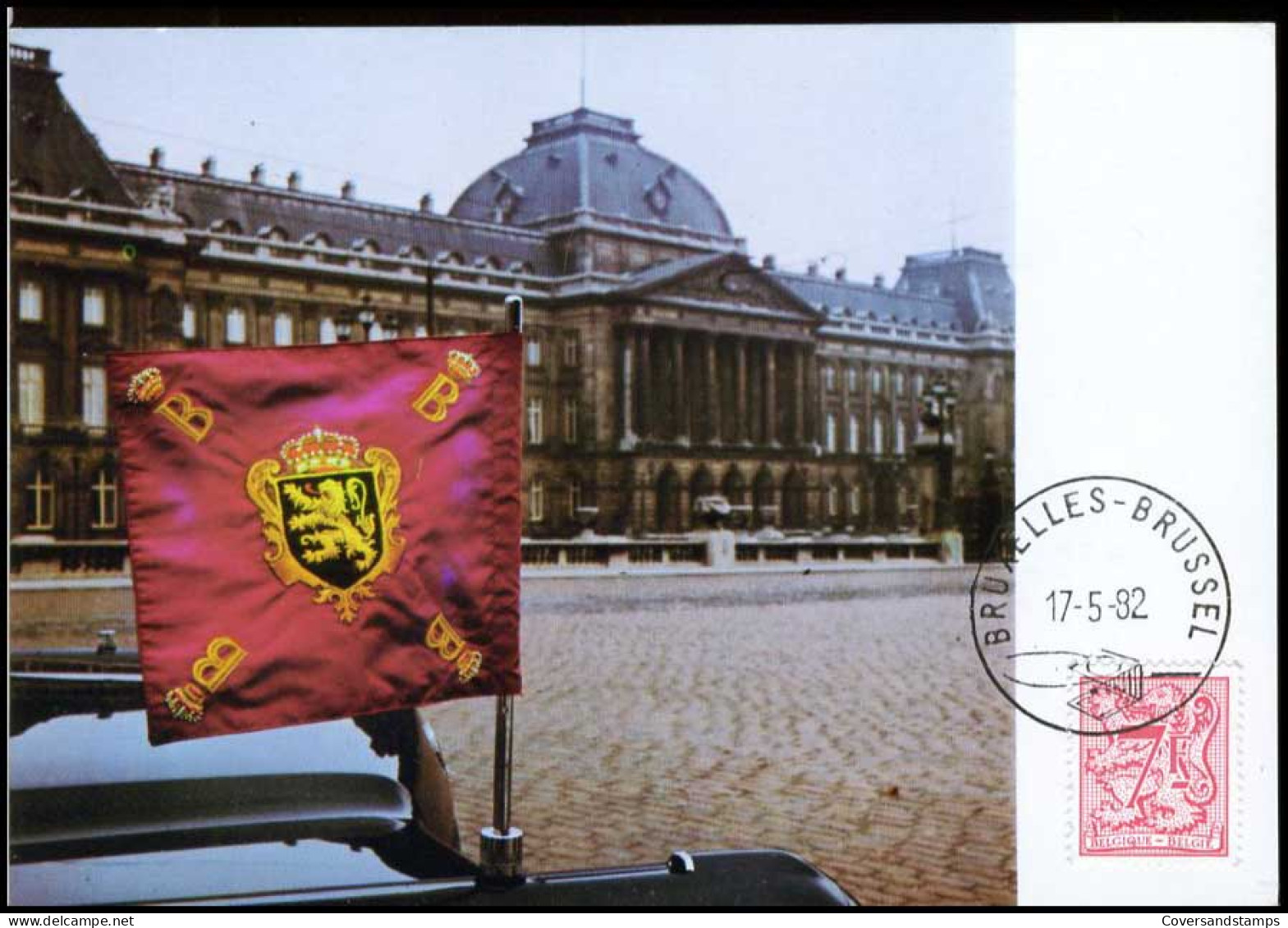2051 - MK - Cijfer Op Heraldieke Leeuw #1 - 1981-1990